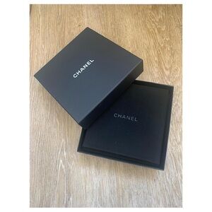Chanel Black Box full set with dusty wallet size